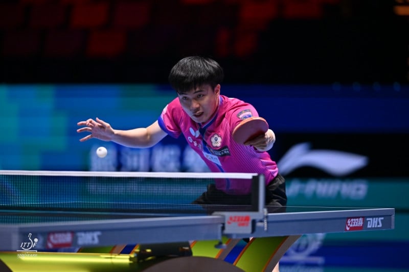 桌球/林昀儒甜蜜復仇!逆轉擊敗宿敵張本智和 睽違7年重返世界盃4強