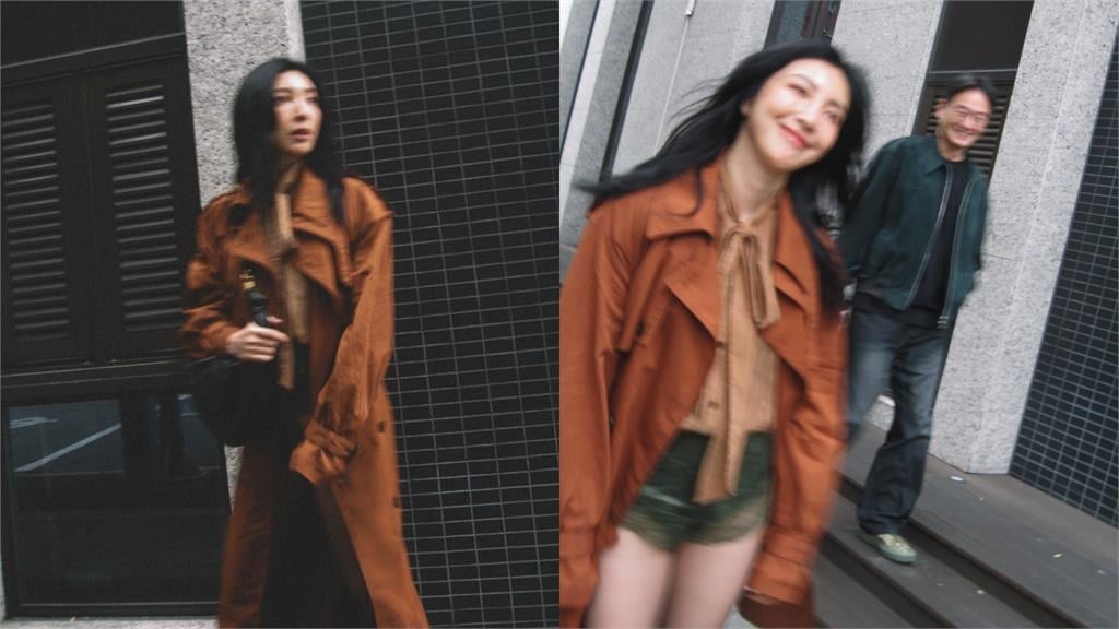 楊謹華辣穿「短褲+透膚黑絲」放送大長腿!網狂讚:完全不像48歲…真實面貌全被拍