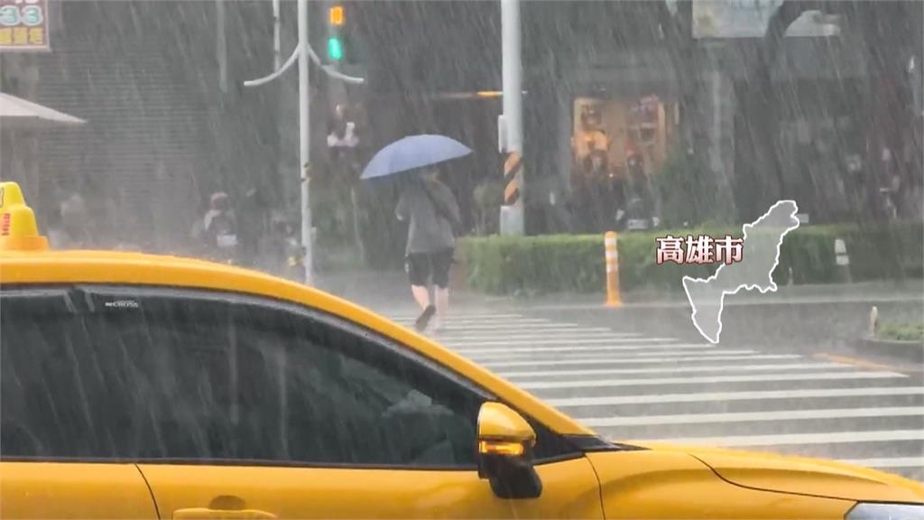 鋒面往南移! 高雄雷雨不斷 嘉義太保水淹台積電廠區