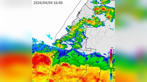 最新／雷神、雨神發威！氣象署提醒中南部4縣市：大雷雨將持續1小時
