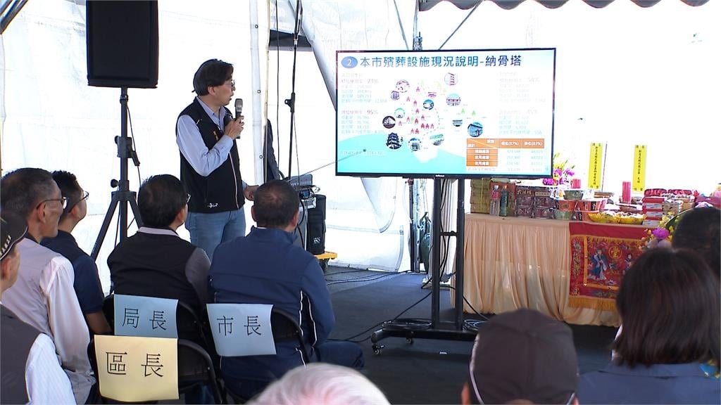 侯友宜視察新店五城公墓 將增設櫃位.環保葬區