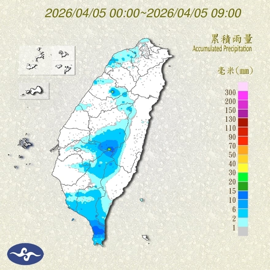清明春雨「爆彈震撼轟炸台」!專家揭「預測降雨區一片藍挪移」下波預備起