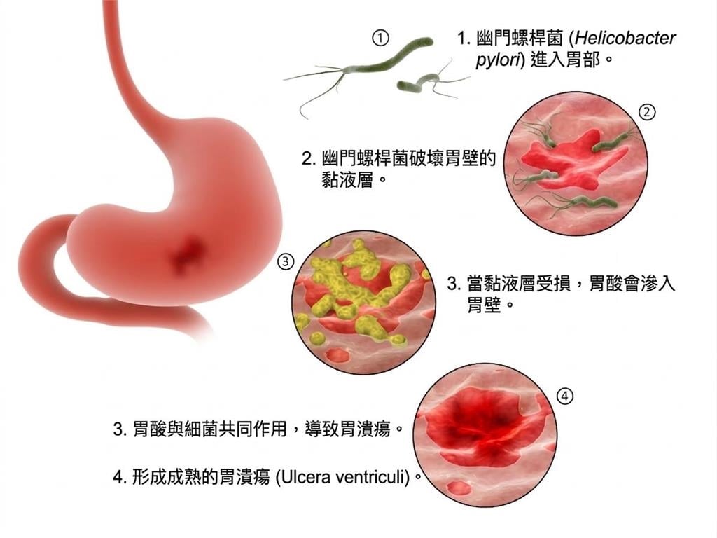 他突吐血照胃鏡驚見「一顆顆鵝卵石」！竟是感染「一級致癌物」最嚴重下場曝光