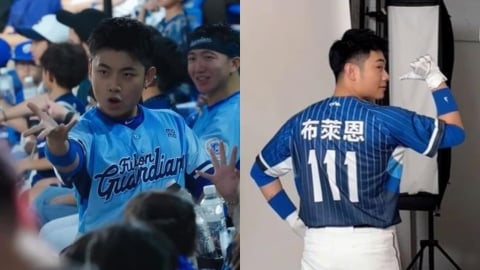 中職(影)／李珠珢輸了！悍將團長「魔性律動＋撫媚表情」三振舞　網：給他FA制服