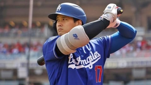 MLB(影)/佐佐木朗希又爆沒關係!大谷翔平開轟、團隊狂敲11安照樣逆轉橫掃國民