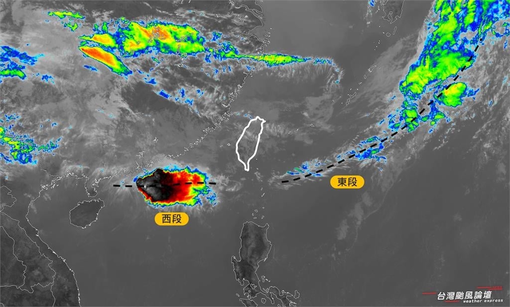 「紫色雲頂」強對流滯留南海!專家示警「雨停別鬆懈」:這雲系最容易致災
