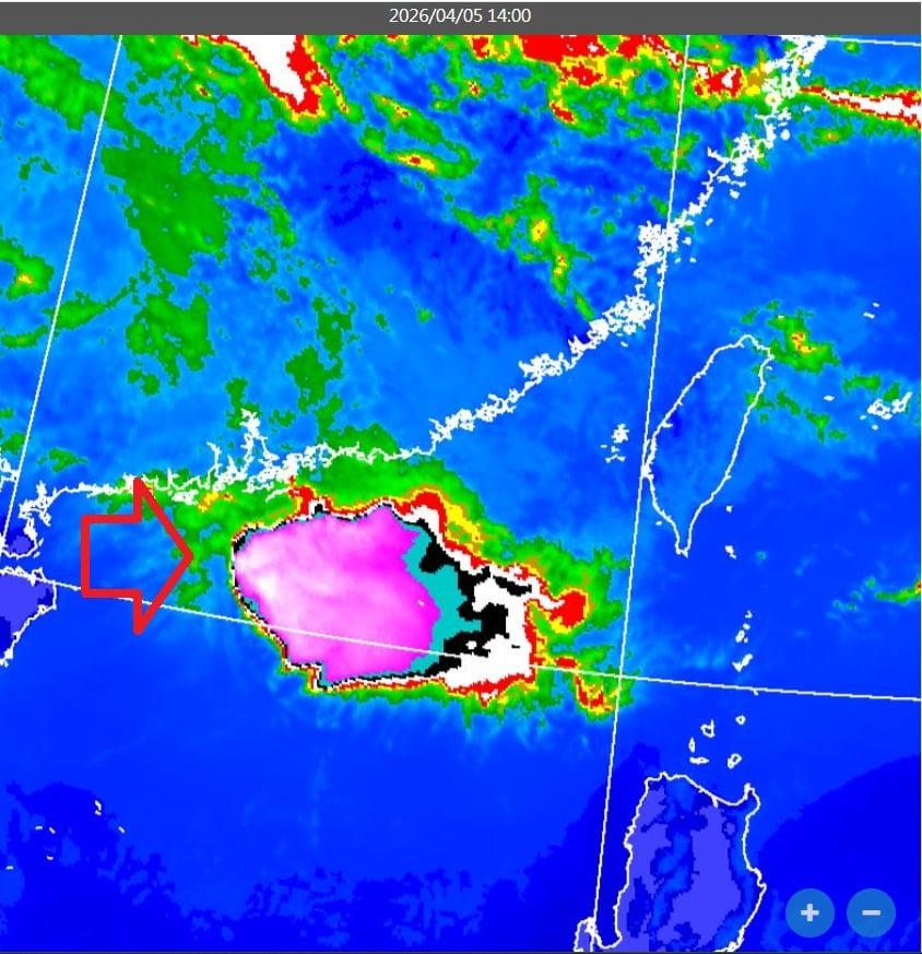 「紫色雲頂」強對流滯留南海!專家示警「雨停別鬆懈」:這雲系最容易致災