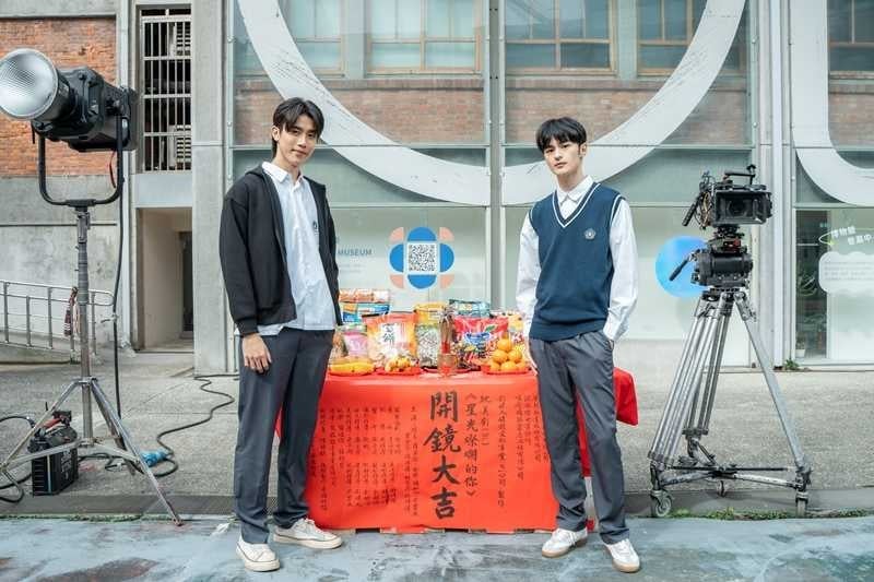 韓晨(左)和羅奕傑(右)在《星光燦爛的你》配對。(圖/影娛人提供)