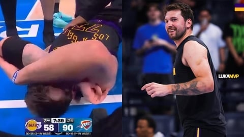 NBA(影)/要趕湖人季後賽復出?唐西奇腿筋拉傷報銷「將返歐洲找專科治療」