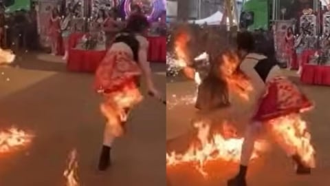 火舞演出起火女舞者送醫傷勢曝光 桃園市府挨轟活動安全沒把關