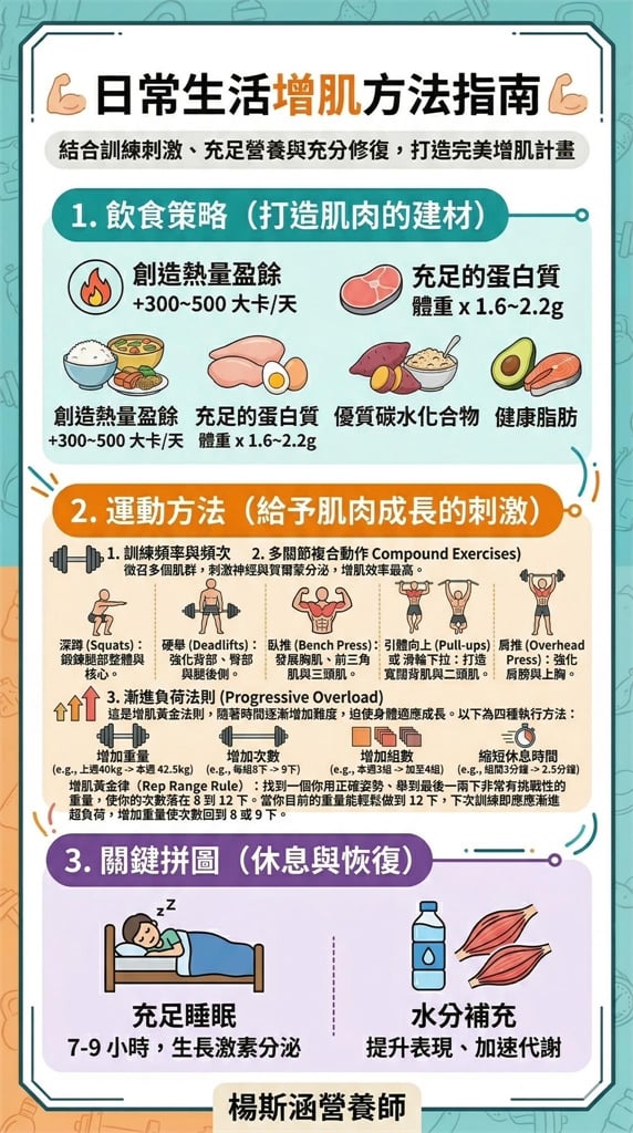 狂健身肌肉卻沒長進?營養師曝「3重點」忽略根本做白工!