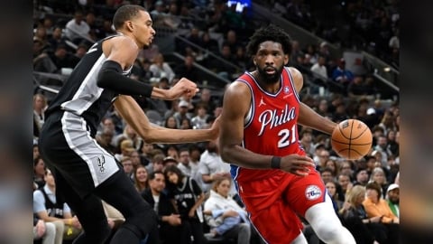 NBA(影)／「鉛筆大帝」超狂後撤步吃掉「法國斑馬」！網驚呼：從聖城撤到喀麥隆