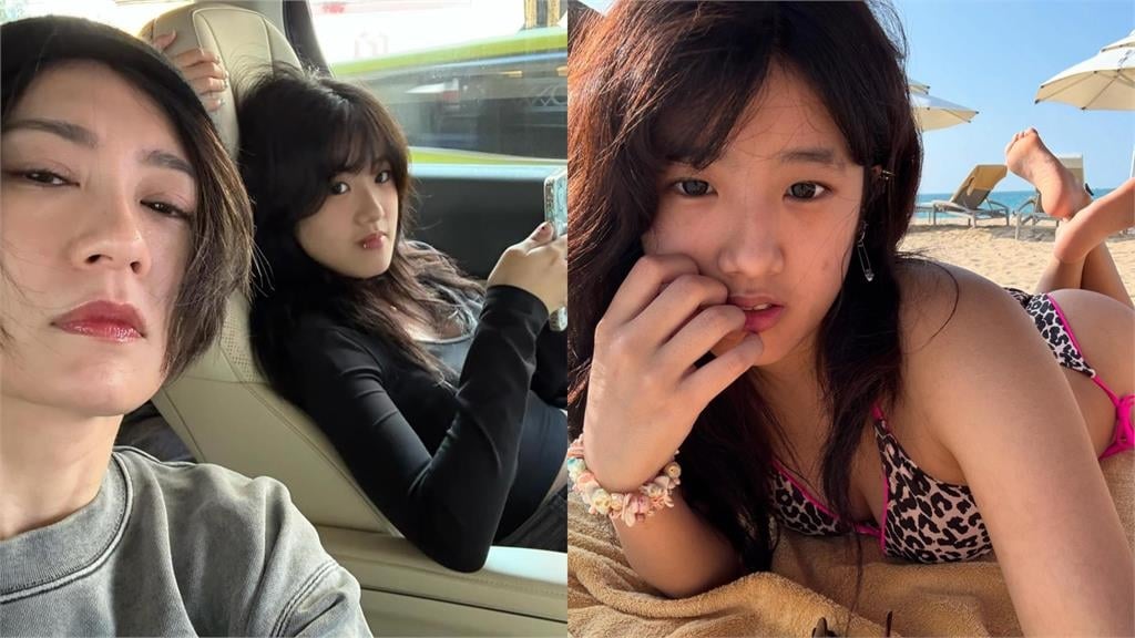 梧桐妹海邊大解放曬比基尼辣照！背後挖空「洩大片肉色」絕頂S曲線全現行