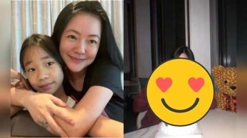 正妹慶生「鼻子沾奶油」竟是許老三！14歲美貌「神複製親媽小S」釣出本尊