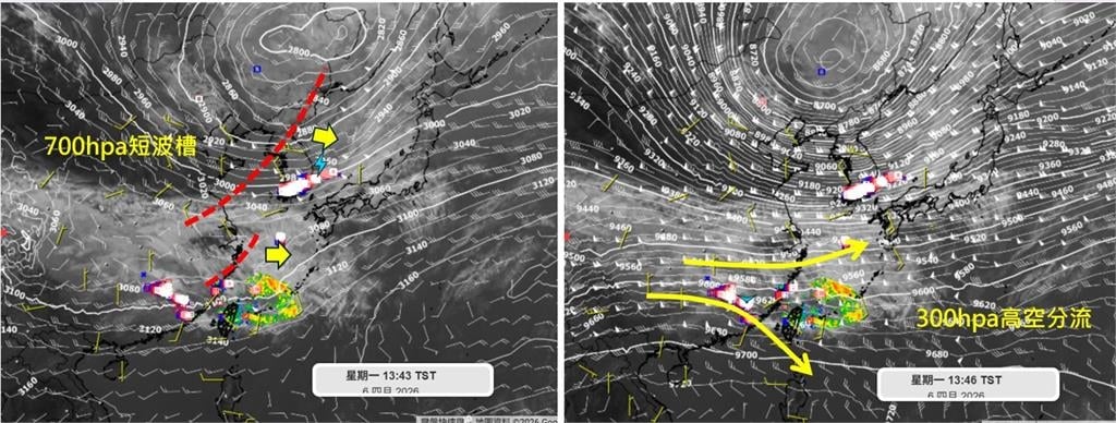 開工迎新一波兇猛雨勢!鋒面挾「紅爆雷雨」過境 中部以北防大雨轟炸