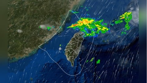 開工迎新一波兇猛雨勢!鋒面挾「紅爆雷雨」過境 中部以北防大雨轟炸