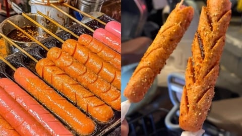 「澱粉腸」登台灣夜市惹議!60元「盤子價」中國網搖頭:大腸包小腸不香嗎?