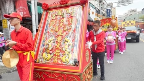 桃園龍德宮四媽祖南巡進香 第五天駐駕民雄騎虎王廟