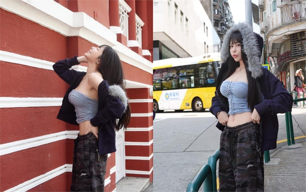 外國驚見正妹「當眾爬上巨石」超靈活！竟是台灣「真人娜美」網猛看：要發瘋