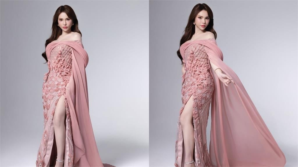 小A辣選美終章倒計時！粉色高衩秀美腿喊「告別國際選美」：明年最後一戰