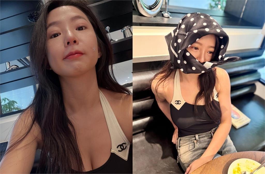 郭書瑤咖啡廳「胸前挖大U」解放身材！下秒「整尊芋圓放桌上」畫面曝光