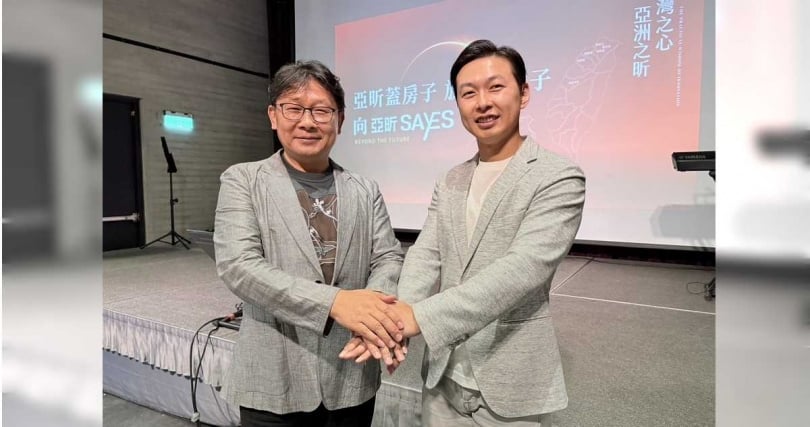 亞昕在林口長期深耕又被稱為「林口王」。圖為亞昕集團總裁姚連地（左）與董事長姚政岳（右）父子檔。（圖／報系資料庫）