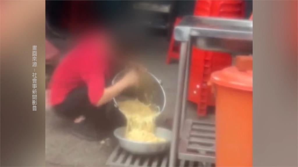 「在地」美食? 雲林西螺鵝肉店水溝蓋瀝筍乾畫面曝