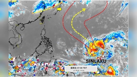 辛樂克颱風恐又強又大！專家曝路徑轉彎「對台影響曝光」4月颱警報曾出現柯吉拉