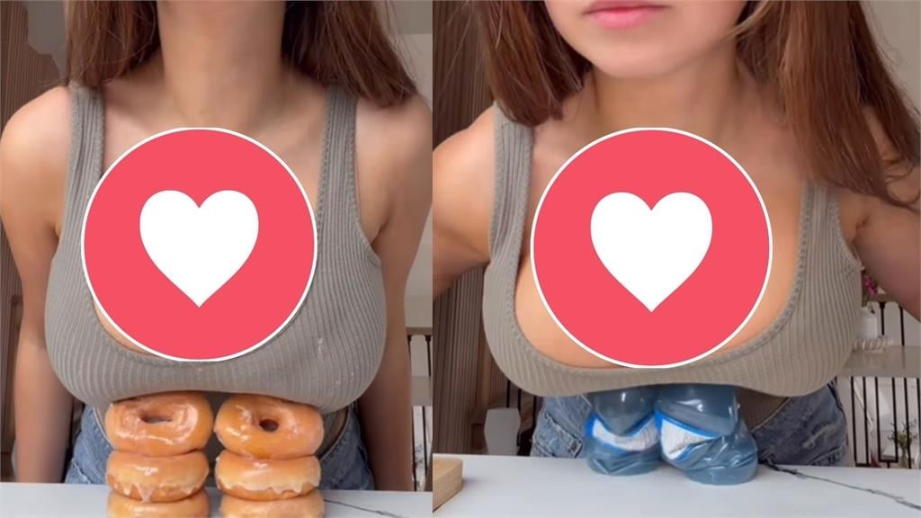 正妹網美化身「人體液壓機」傲人上圍狠壓西瓜！兩百萬粉絲點開停不下來