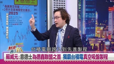 財經週日趴(影)／蘇威元：二奈米成軍火庫 德鑫大聯盟噴翻盟主公司備受期待