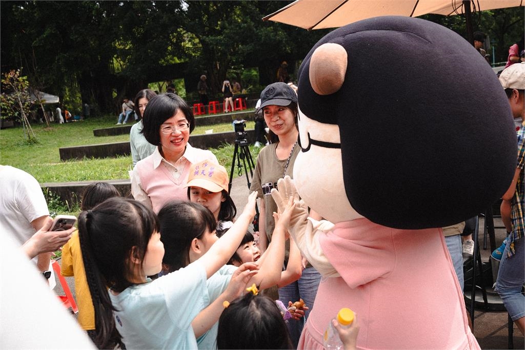 快新聞／「水獺媽媽」現身中和說故事　蘇巧慧曝心願：打造友善育兒城市