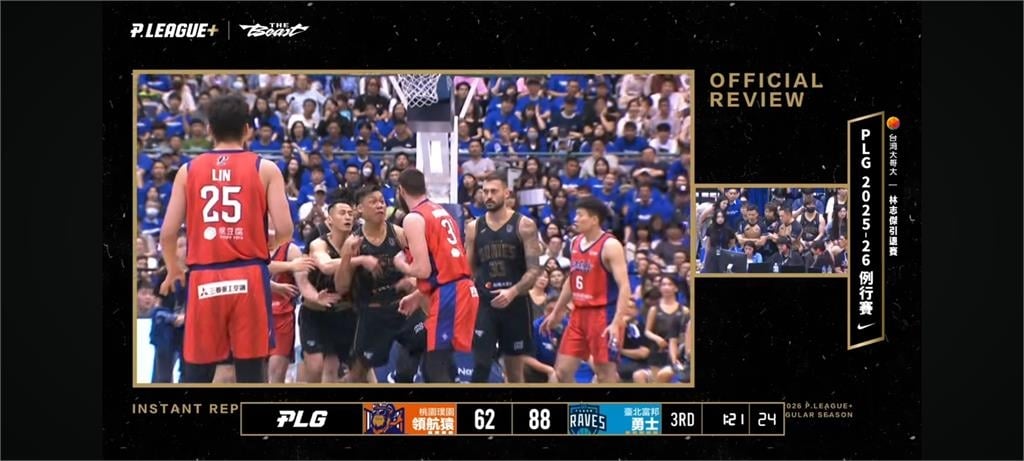 PLG(影)／大場面傑哥怒了！阿提諾硬跨　林志傑野獸爆發許總咆嘯被插T