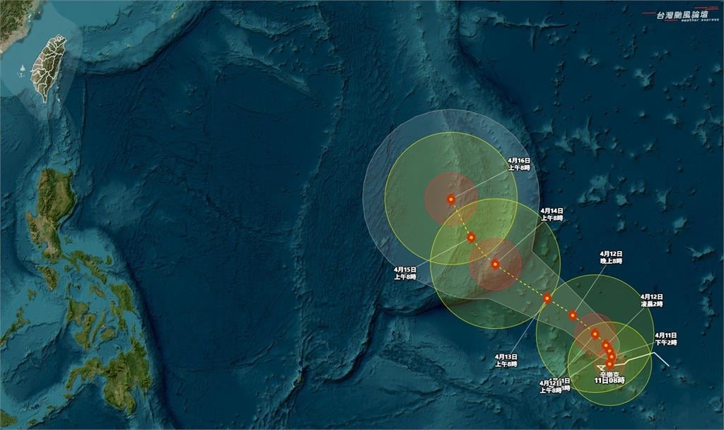 辛樂克路徑曝光「又大又強」巔峰恐轉強颱！下週鋒面襲台灣「1圖看降雨區」