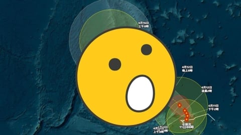 辛樂克颱風「又大又強」巔峰突爆大鬼轉！下週鋒面襲台灣「1圖看降雨區」