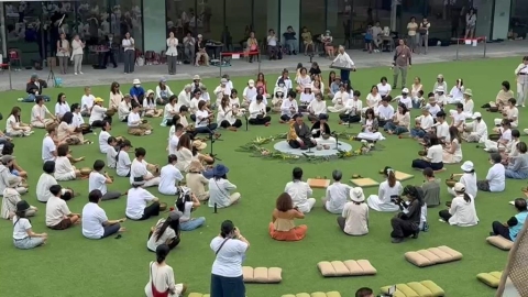 台東自然醒慢活祭開跑 講師帶領民眾「百人頌缽」