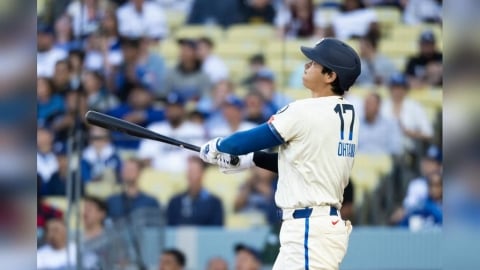 MLB(影)／大谷翔平本季終於在主場開轟！總教練羅伯斯:早有預感就是今晚了