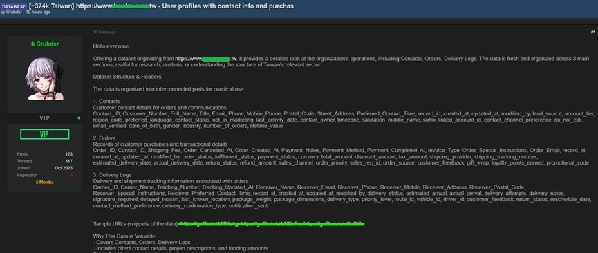 獨家／電商平台又被駭？台灣2業者遭點名80萬筆會員網購資料外洩
