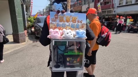 白沙屯媽祖進香「氣象特攻隊」進香隨走　氣象女神也來了