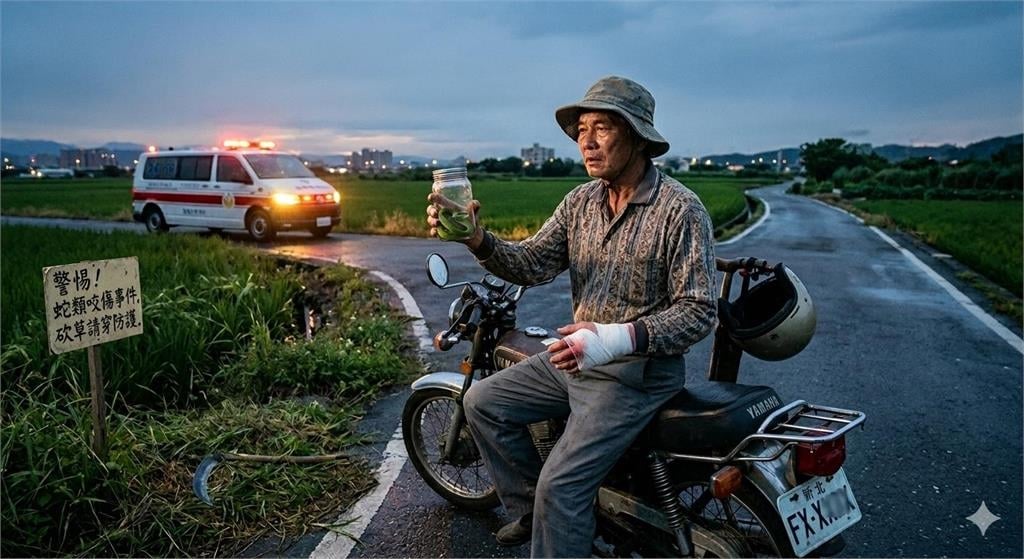 70旬老翁遭蛇咬竟「嘴吸毒血」帶蛇騎車衝急診！醫揭「3大錯誤」處理方式