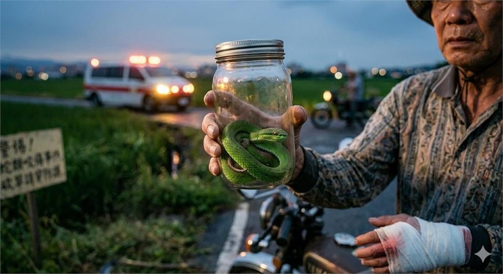 70旬老翁遭蛇咬竟「嘴吸毒血」帶蛇騎車衝急診！醫揭「3大錯誤」處理方式