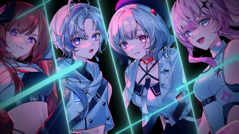 虛擬女團「極深空計畫」,由成員厄倫蒂兒、涅默、埃穆亞、熙歌4位個性鮮明的成員組成。(圖/環球音樂提供)