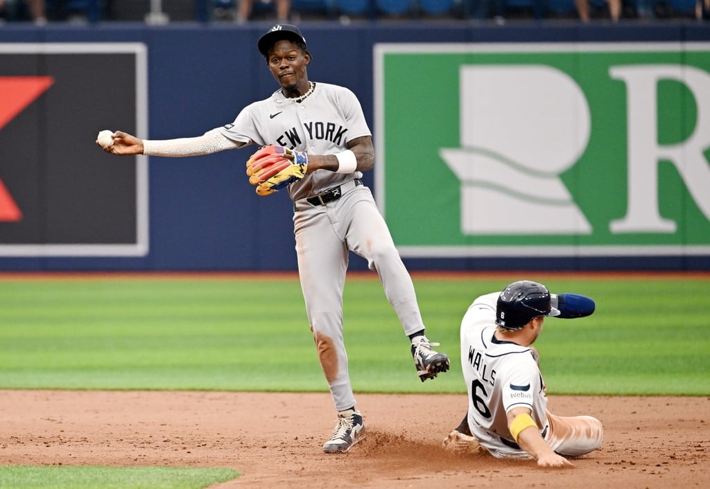 MLB(影)／洋基「爵士哥」在二壘偷暗號！一度讓光芒投手不爽怒斥