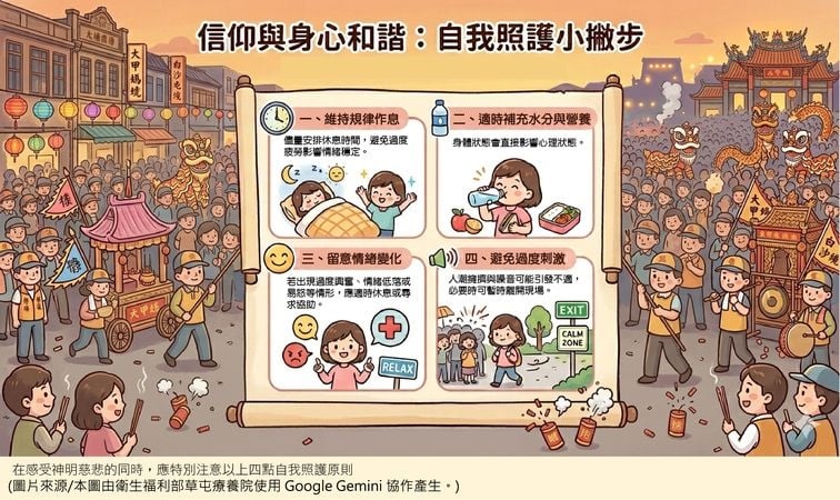 4月瘋媽祖別忘了「顧身心」醫：沒有充分休息恐讓「情緒過載」