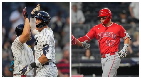 MLB(影)／法官、神鱒上演神仙打架！史上第二次兩位三屆MVP互轟多發全壘打