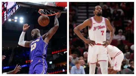 NBA(影)／詹皇季後賽首輪將對決「死神」！史上最強悍敵手可能最後一次碰面