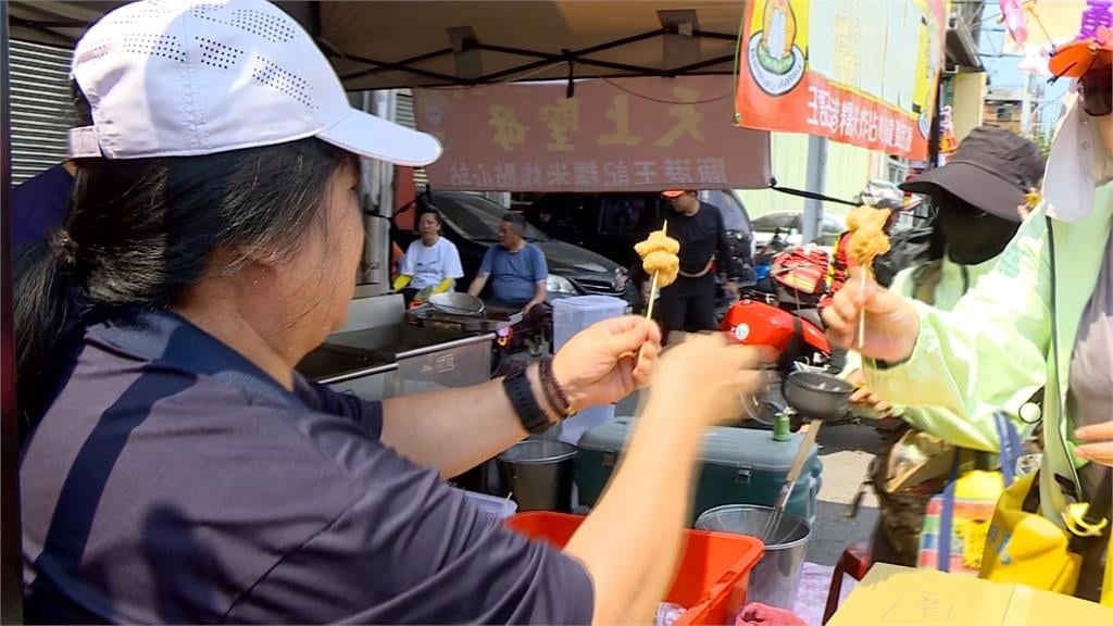 持續追女神！　午餐時間媽祖請客　香燈腳讚：超豐盛
