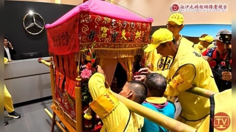 白沙屯媽祖進香第2天駐駕彰化大村　隔日凌晨五點起駕