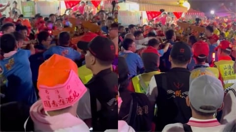 白沙屯媽祖起駕「流程不當」延誤吉時　山邊王爺暴衝　喊：神明不是政治人物