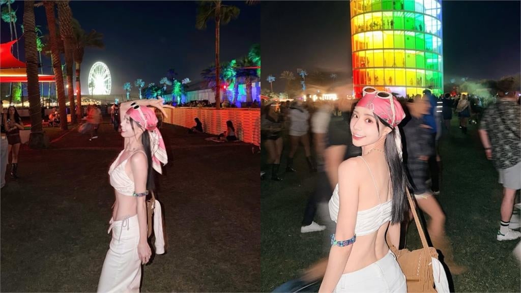 「中職最美MC」火辣現身科切拉音樂節！解褲頭「上身開大V」網喊：戀愛腦來了