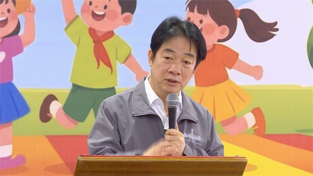 賴總統參訪林口長庚幼兒園　盼黃世杰常來長庚取經